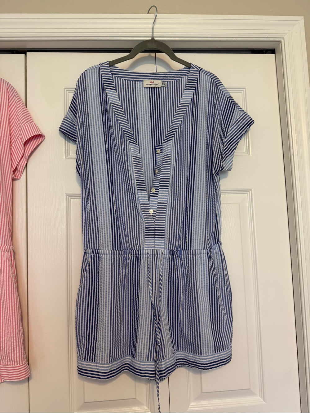 $8 SALE! VINEYARD VINES: 3x Striped Rompers, Small - Picture 6 of 12